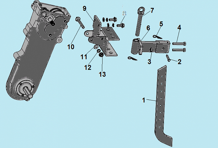 6 ШПОРА КУЛЬТИВАТОР CHAMPION ВС7713