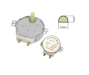 Мотор поддона СВЧ (шток H=17mm , пластик) 4W 4|4,8 r.p.m. 220V УНИВЕРСАЛЬНЫЙ